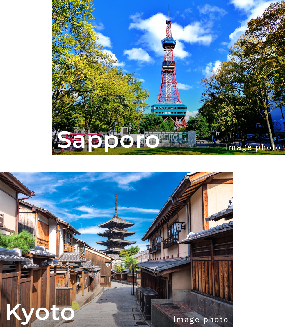 Image photo Sapporo Kyoto